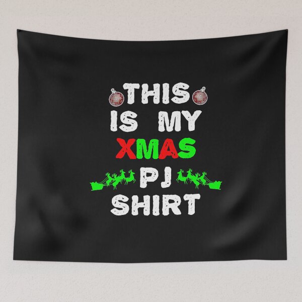 Item preview, This Is My Xmas PJ Shirt designed and sold by SharpThreadZ.