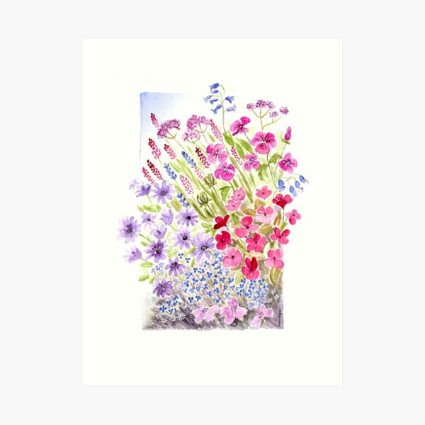 Pink Garden Art Print