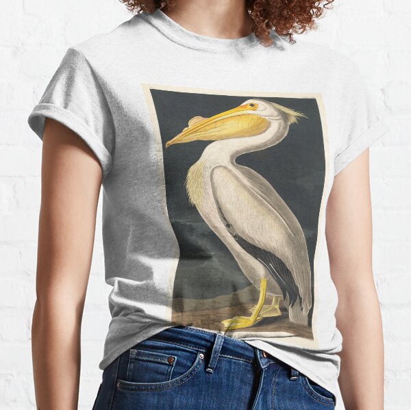 American White Pelican | Audubon | Birds of America | John James Audubon | Classic T-Shirt