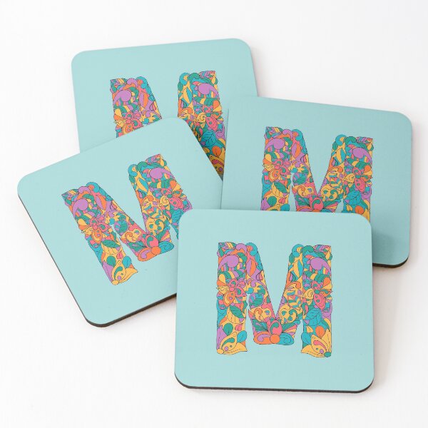 Item preview, Letter M Monogram personalized name print  designed and sold by melbournegirl.
