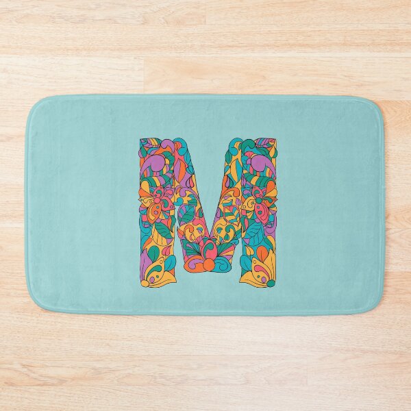 Item preview, Letter M Monogram personalized name print  designed and sold by melbournegirl.