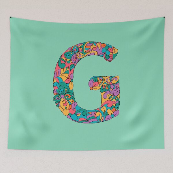 Item preview, Letter G Monogram personalized name print  designed and sold by melbournegirl.