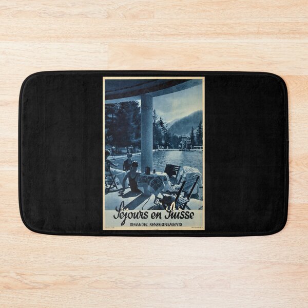 Item preview, Sejours en Suisse retro poster designed and sold by CorasPosters.