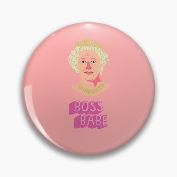 Item preview, Boss babe/ Yas queen. Queen Elizabeth pride print  designed and sold by melbournegirl.
