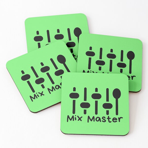 Item preview, Mix Master Mixer and Spoon Design - black designed and sold by MixedBagMerch.