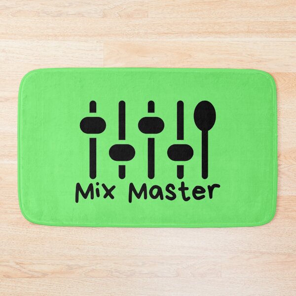 Item preview, Mix Master Mixer and Spoon Design - black designed and sold by MixedBagMerch.