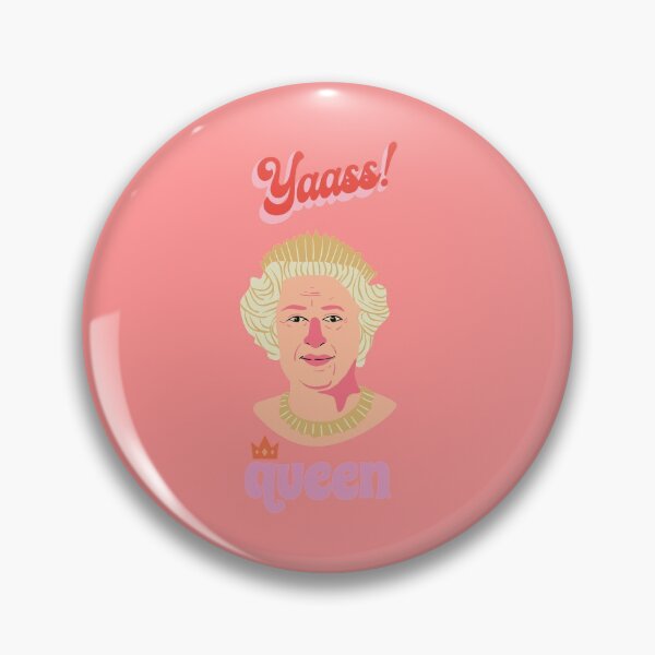 Item preview, yaass queen/ yas queen. Queen Elizabeth pride print  designed and sold by melbournegirl.