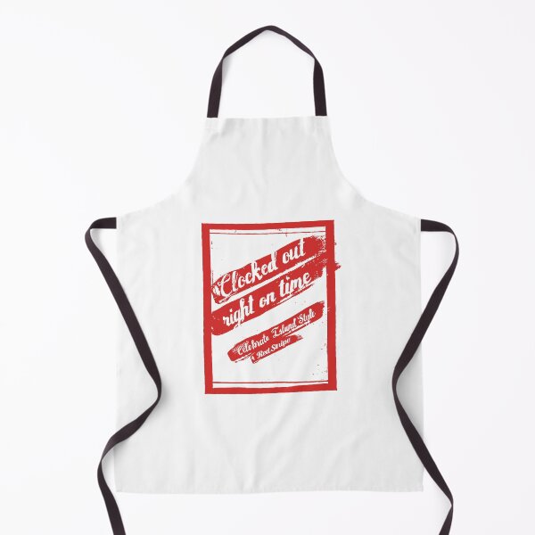 Item preview, Red Stripe Clocked Out Right On Time Celebrate Island Style designed and sold by LuisGoodman.