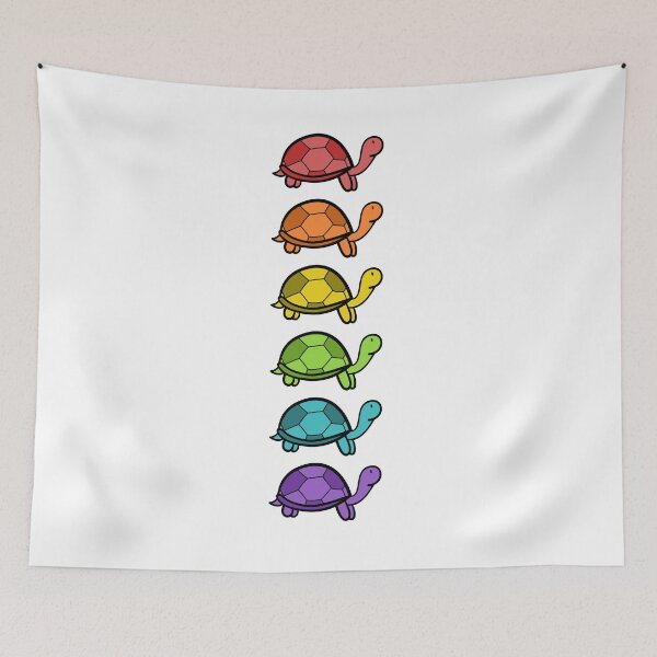 Item preview, Turtle Rainbow  designed and sold by heathercashart.