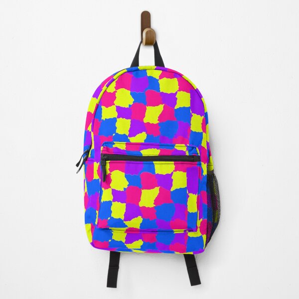 Item preview, 80's Retro Colourful Square Pattern designed and sold by Bingo Muchacho.