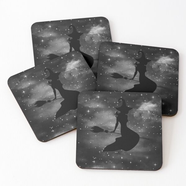 Item preview, Night Flying Witch Silhouette designed and sold by The Cottage Cauldron.