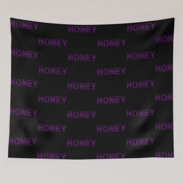 Item preview, Honey Text Purple Glitter Bling Sparkle designed and sold by Drnksuzys.