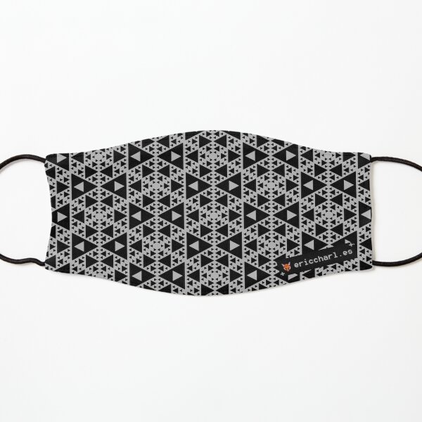 Mo-cap mask - sierpiński pattern Kids Mask