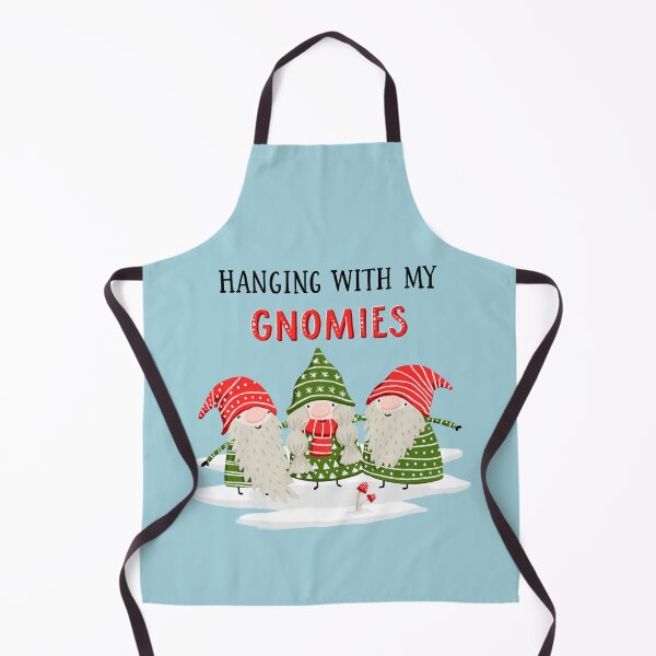 Item preview, Hanging with my Gnomies, cute Christmas Gnomes illustration designed and sold by BexMorleyArt.