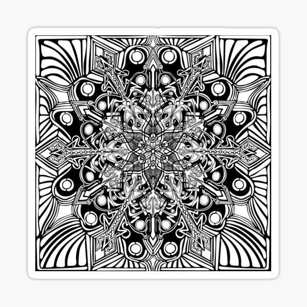 Black Vandal Tattoo Sticker