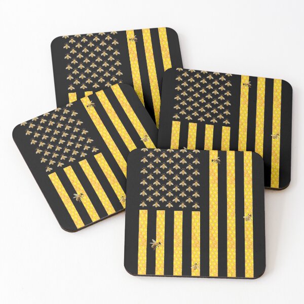 Item preview, American Flag Honeycomb Honey Bee Beekeeping Beekeeper Gift T-Shirt designed and sold by BrockSly.