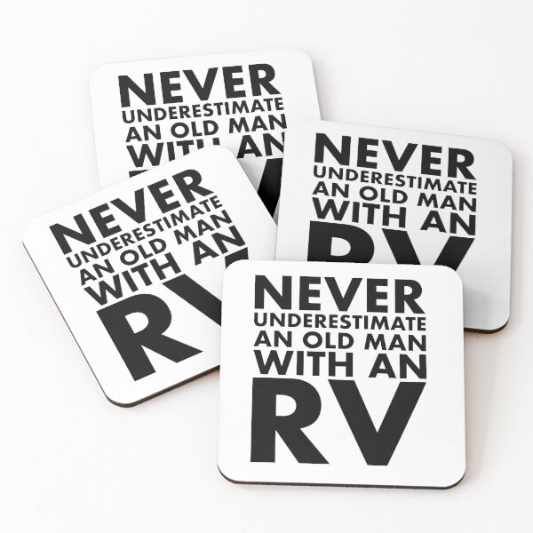 Item preview, Never Underestimate An Old Man With An RV designed and sold by CoolYule.
