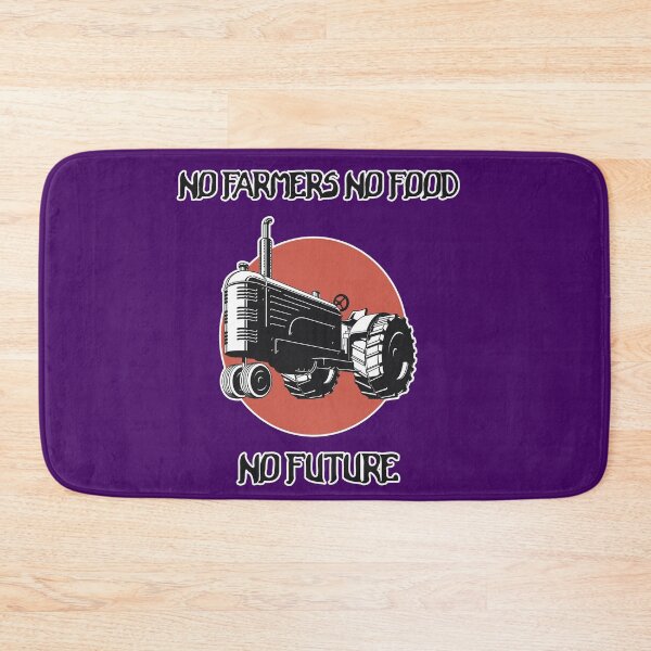 Item preview, NO FARMERS NO FOOD NO FUTURE designed and sold by Delicious Design ⭐⭐⭐⭐⭐.