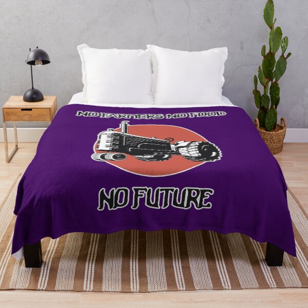 Item preview, NO FARMERS NO FOOD NO FUTURE designed and sold by Delicious Design ⭐⭐⭐⭐⭐.