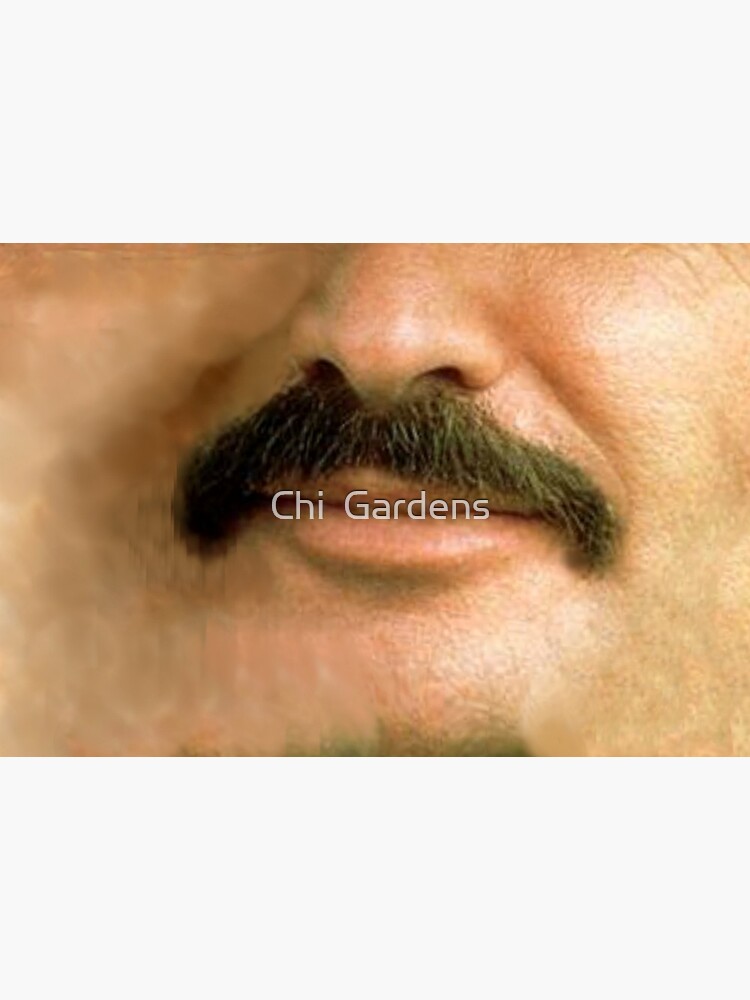 Burt Reynolds Moustache Face Mask 3D Printed Realistic Expression Unisex Fabric Mask for all adults and children alike. Reusable Washable 2 layer Polyester Cloth by mmoods