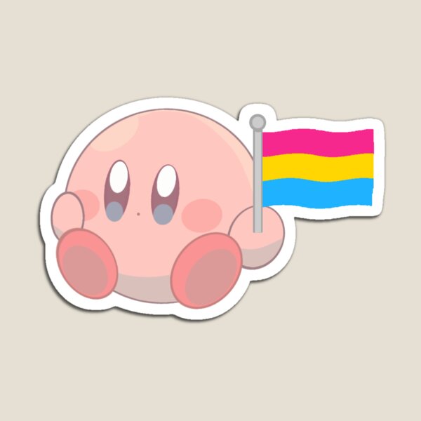 Kirby Pansexual Flag <3 Magnet