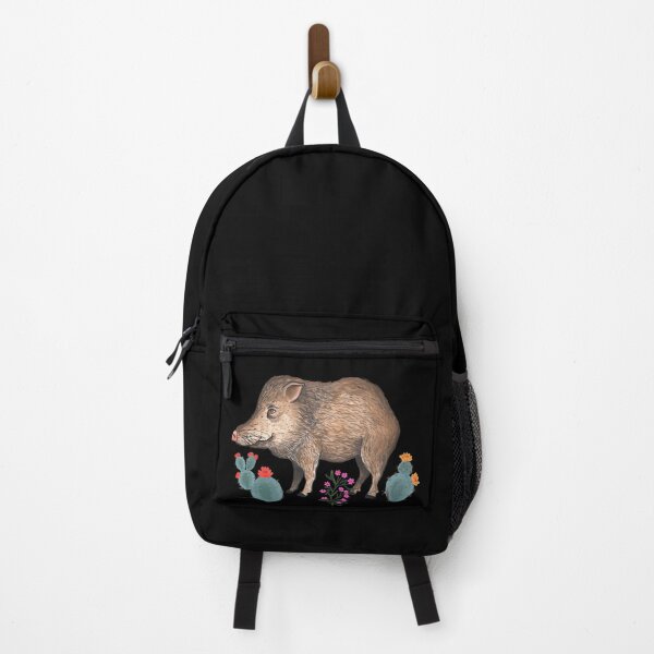 Item preview, Javalina in Cactus Flowers designed and sold by EleMcKay.