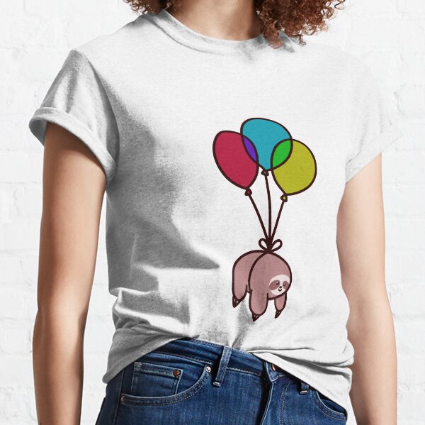 Balloon Sloth Classic T-Shirt