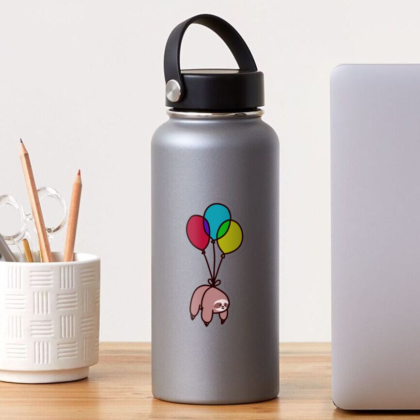 Balloon Sloth Sticker