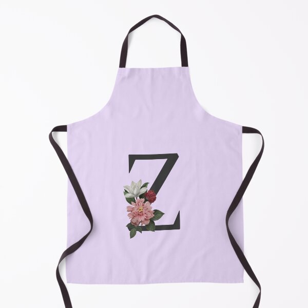 Item preview, Black On Lavender Monogram Letter Z | Floral Alphabet designed and sold by SerendipityNow.