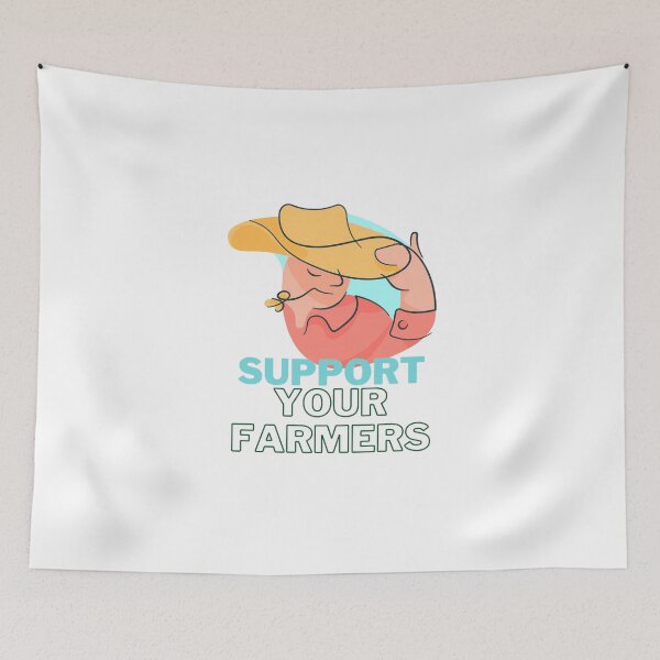 Item preview, No farmers no Food, Support Local Farmers designed and sold by Marcus Wong.