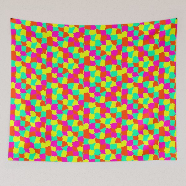 Item preview, Funky Abstract Trippy Square Pattern designed and sold by Bingo Muchacho.