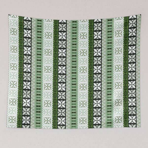 Item preview, Pasifika Alisi Pattern - Green designed and sold by lolomastudio.