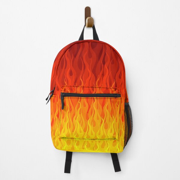 Vista previa del artículo con la obra «Fuego y llamas ardientes rojo naranja amarillo», diseñado y vendido por MariCG.