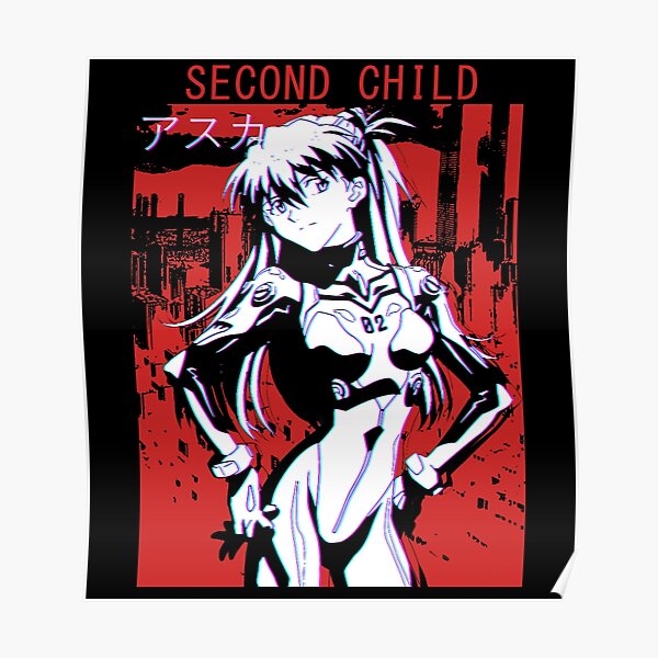 Asuka Langley Sohryu Posters For Sale Redbubble