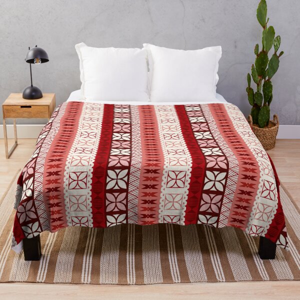 Item preview, Pasifika Alisi Pattern - Red designed and sold by lolomastudio.