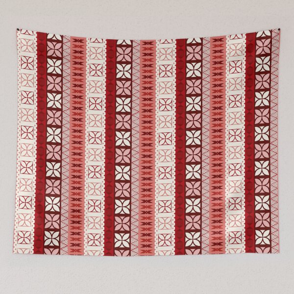Item preview, Pasifika Alisi Pattern - Red designed and sold by lolomastudio.