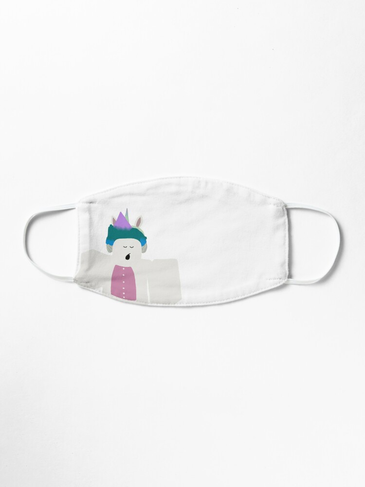 Honey The Unicorn Mask By Haleybelle1005 Redbubble - unicorn plush megan plays roblox