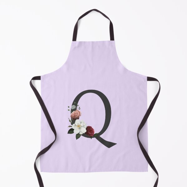 Item preview, Black On Lavender Monogram Letter Q | Floral Alphabet designed and sold by SerendipityNow.
