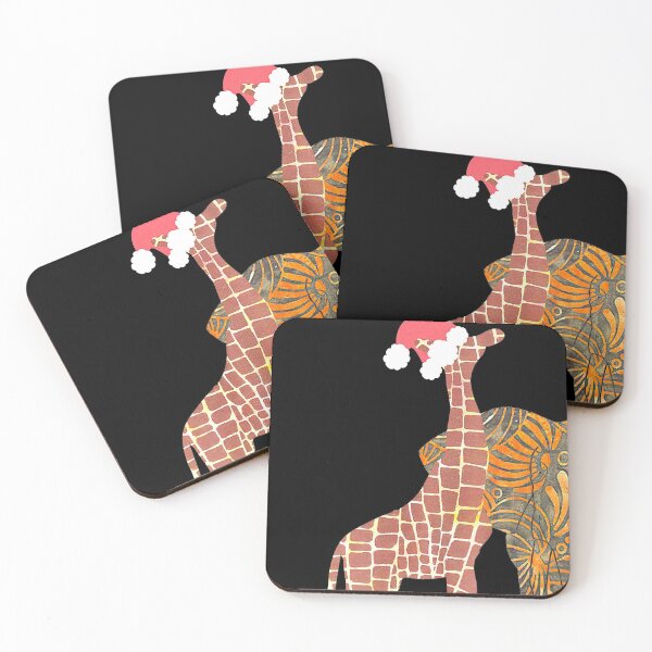 Aperçu de l'œuvre Éléphant de noël doux _amp_ girafe MATCHING PJS papa maman enfant T-Shirt créée et vendue par BrockSly.