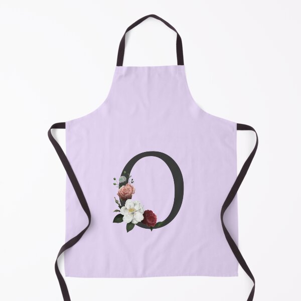 Item preview, Black On Lavender Monogram Letter O | Floral Alphabet designed and sold by SerendipityNow.