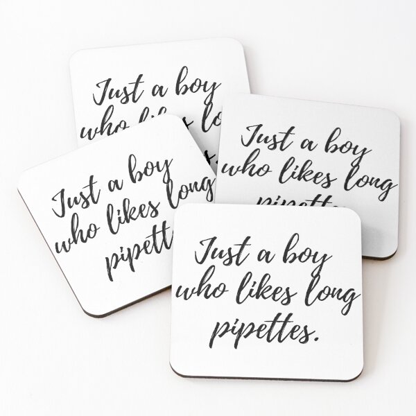 Item preview, Just a boy who likes long pipettes designed and sold by lolquotes.