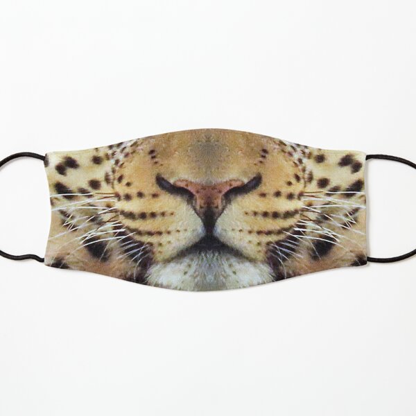African Leopard Face Photo Facemask Kids Mask