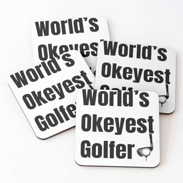 Item preview, World's Okayest Golfer Golfer Golf Instructor designed and sold by Two Left Hands Design.
