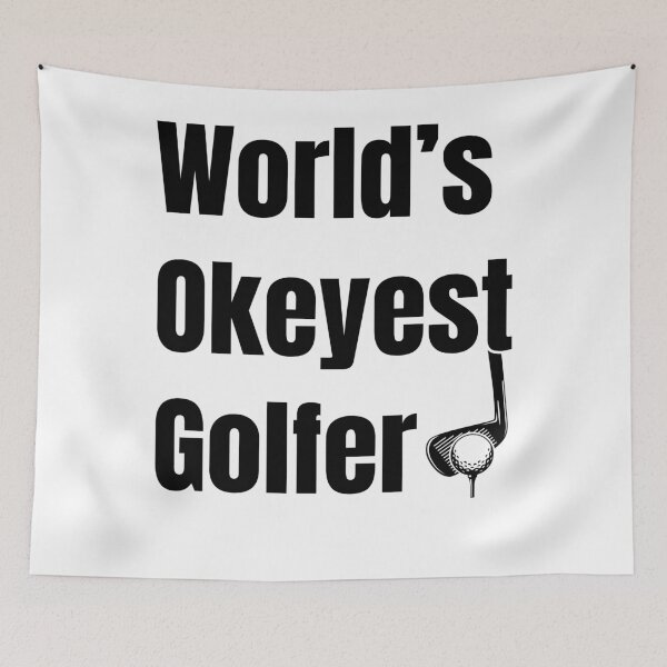 Item preview, World's Okayest Golfer Golfer Golf Instructor designed and sold by Two Left Hands Design.