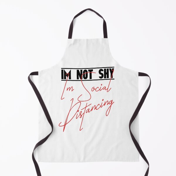 Item preview, Social Distancing I'm Not Shy Quarantine Isolation designed and sold by Two Left Hands Design.