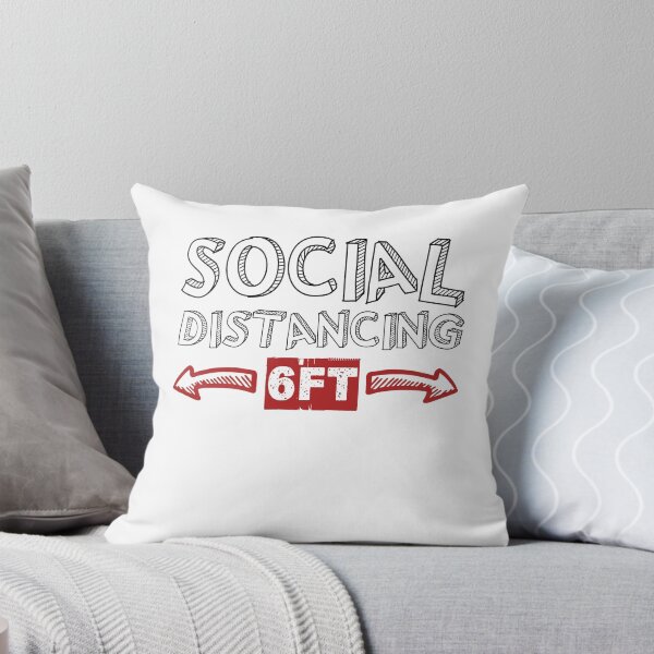 Item preview, Stay 6 Ft Away Social Distancing Mask Quarantine designed and sold by Two Left Hands Design.