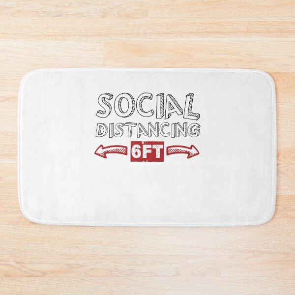 Item preview, Stay 6 Ft Away Social Distancing Mask Quarantine designed and sold by Two Left Hands Design.