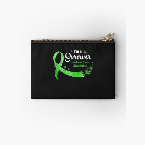 Item preview, Green Butterfly I'm A Survivor Lymphoma Cancer Awareness designed and sold by CreativeGift.