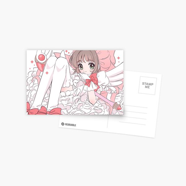 Cardcaptor Sakura Sweet Pink Kinomoto Postcard
