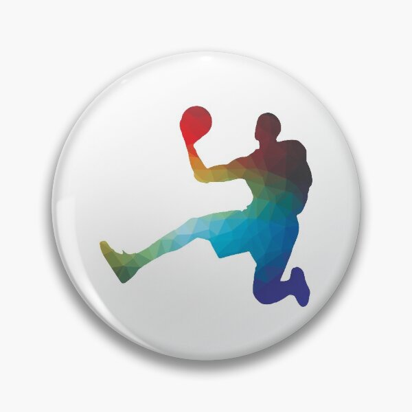 Item preview, Basketball player scoring silhouette designed and sold by binti163.